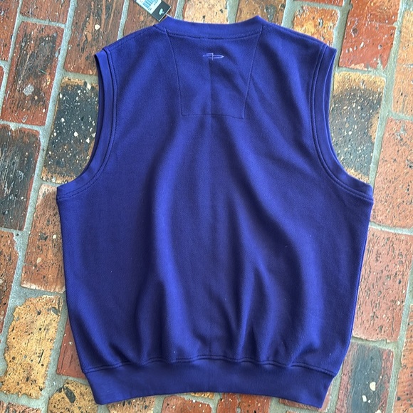 Page & Tuttle Pima cotton sweater vest sz L NWT - Picture 4 of 6